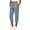 Light Blue, variant on Lmueinov 2026 Women's 100% Corduroy Elastic Waist Cropped Jogger Pants, Side Pockets Loose Fit Soft Casual Capri Lounge Walking Trousers S-2XL