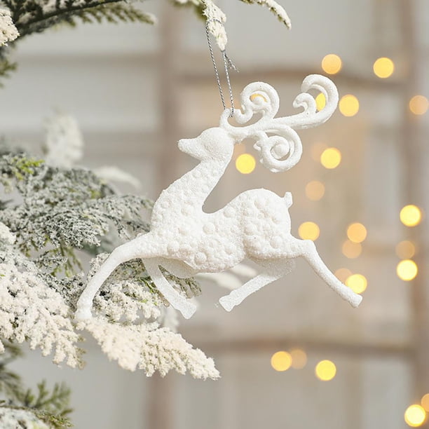 Navidad Copo De Nieve Ala De Ángel Elk Diseño Colgante Colgante Para Fiesta De Vacaciones Decoración De Árbol De Navidad sonducket HA040432-02