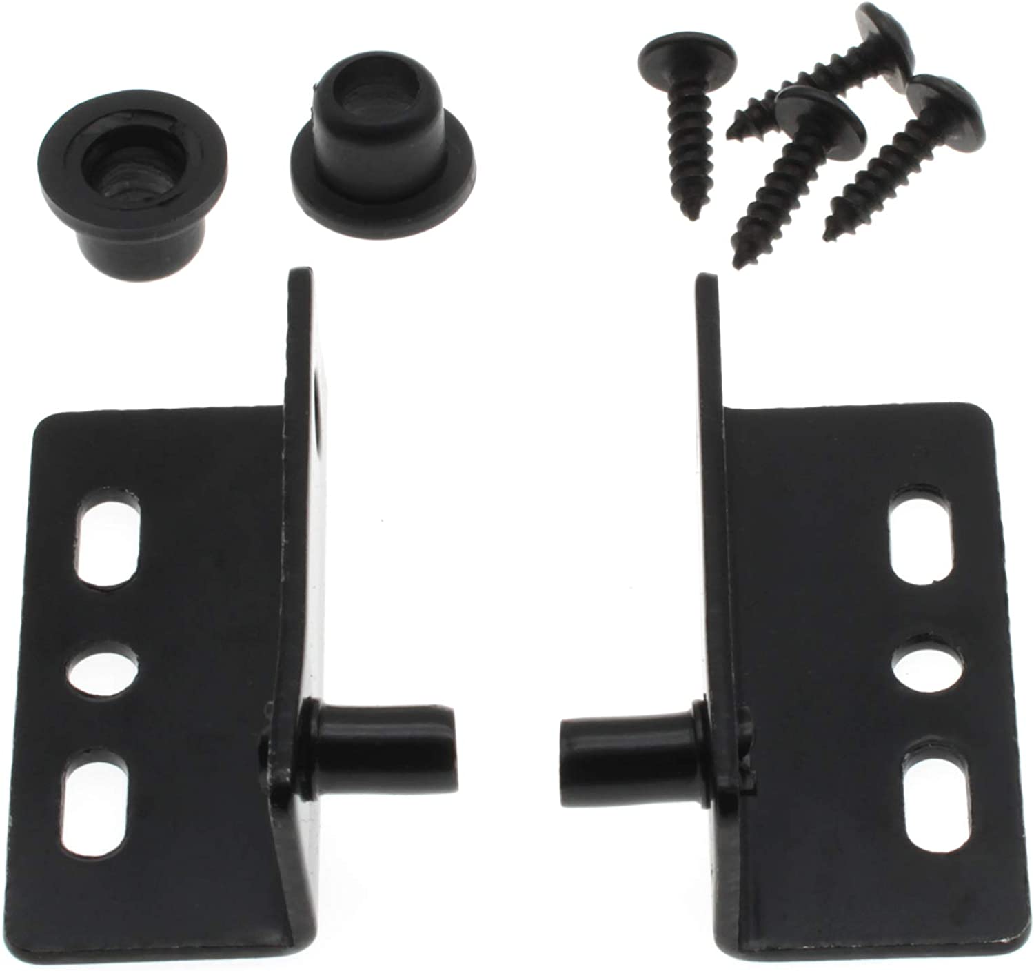 Pivot Hinges with Bushing 2 Set Pivot Hinges Concealed Hinges for Wood Door/Furniture