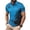 Blue, variant on Casual Mens Polo Shirt Short Sleeve Mesh Graphic Shirt Collared Summer Pullover Loose Fit Quick Dry Tops