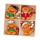 thumbnail image 2 of 12 piezas de adorno navideño hombre de jengibre colgante de dibujos animados perfecl, 2 of 8