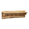 thumbnail image 4 of Alaterre Alpine Natural Live Edge 36" Bench with Coat Hook Shelf Set, 4 of 7