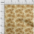 thumbnail image 2 of oneOone Polyester Spandex Gamboge Yellow Fabric Ocean Dress Material Fabric Print Fabric By The Yard 56 Inch Wide, 2 of 4