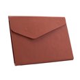 thumbnail image 1 of Labymos A4 File Bag PU Leather Document Pouch Paper Portfolio Contract Invoice Bill Storage Organizer, 1 of 7