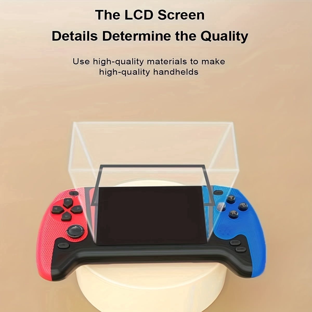 Shixing Project X Red and Blue Pocket Gaming Console 4.3-inch HD IPS Screen 64GB 1-Pack