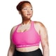 thumbnail image 4 of Sujetador deportivo Under Armour Crossback Mid Impact para mujer, XS, color rosa, 4 of 5
