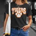 thumbnail image 4 of Tigers School Spirit Mascot Back To School Orange TShirt, 4 of 6
