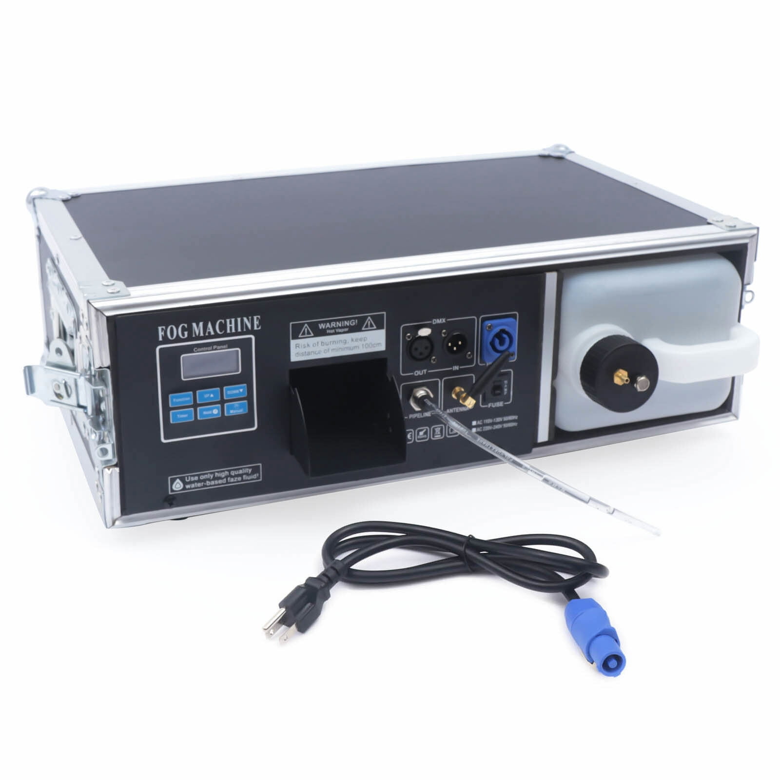 Fog Machine, Smoke Machine, Portable Fog Machine Outdoor, Voltage: AC 110-130V 50/60Hz, Power: 1500W, Water Tank Capacity: 3L/101.45oz