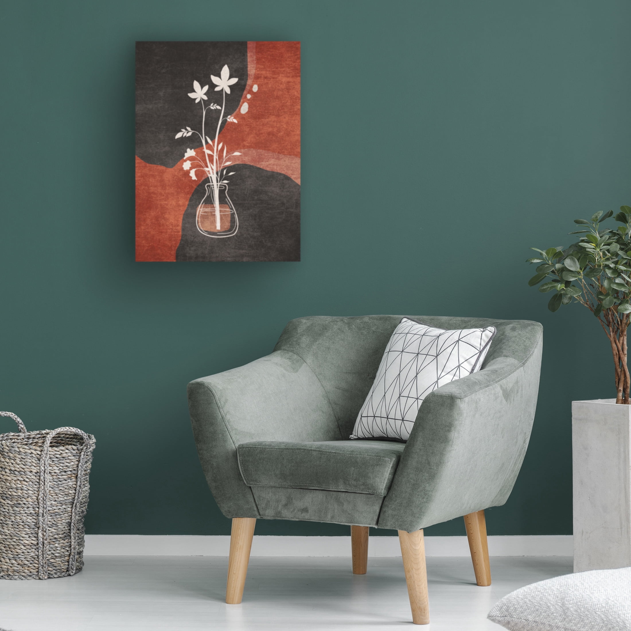 Trademark Fine Art Emel Tunaboylu  Rectangle 5 Canvas Wall Art