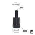 thumbnail image 4 of Adaptateurs de Rétroviseur de Moto Noir M10 10MM M8 8MM Rétroviseurs R0D5, 4 of 9