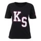 thumbnail image 2 of Playera K-Swiss WTS-13 Para Mujer Color Negro, 2 of 5