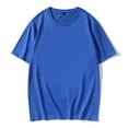 thumbnail image 4 of T-shirt d'Été pour Homme à Col Rond en Coton Mercerisé à Manches Courtes, 4 of 9