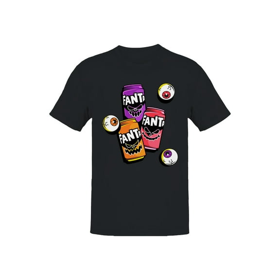 Officially Licensed Fanta Spooky Fanta Cans Halloween Men's T-shirt