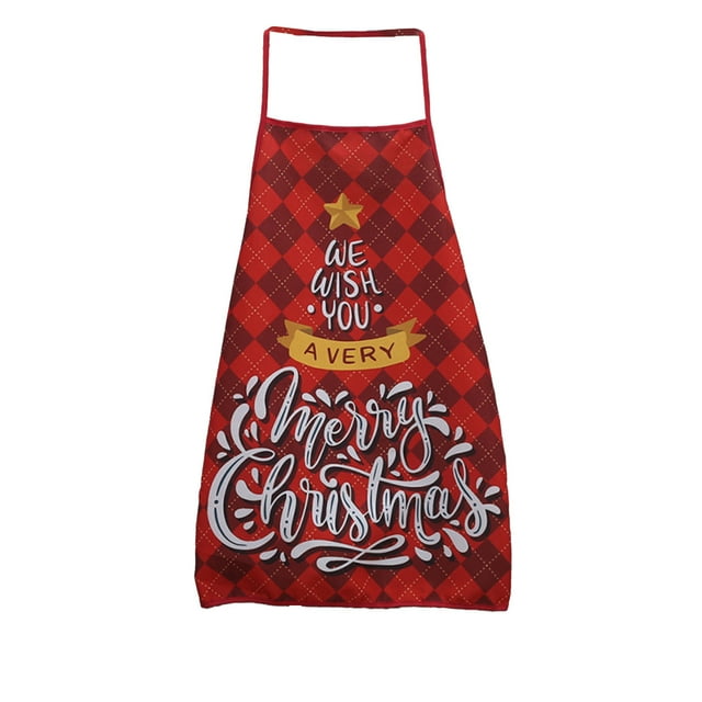 Halloween Party Decorations,Christmas Printed Apron for Kitchen Restaurant, Stain Resistant Holiday Party Decoration