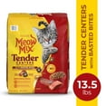 thumbnail image 3 of Meow Mix Tender Centers Dry Cat Food with Basted Bites, Beef & Salmon Flavors, 13.5 lb Bag, 3 of 10