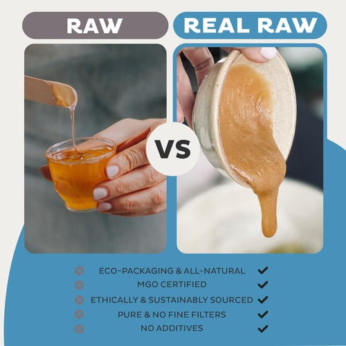 Steens MGO 85 Raw Manuka Honey 500g, British Import (Pack of 2)