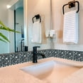 thumbnail image 4 of Mi Alma Peel & Stick Tiles - Green Terrazzo Design Vinyl Backsplash 12x12, 4 of 11