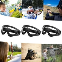 Cycling Clothing Clear Lens Ski Glasses Eyewear for Cycling Hiking Windproof 3PCS