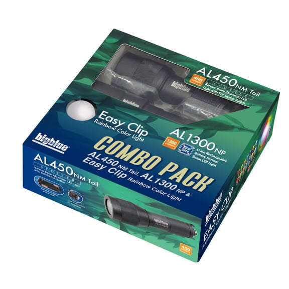 Bigblue Bigblue AL450 Tail, AL1300 & Easy Clip Rainbow Combo Light Sets
