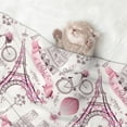 thumbnail image 2 of Pofeuu Romantic Travel In Paris Print Puppy Blanket,Dog Blankets,Pet Blanket Cozy Cat Blankets for Indoor Cats, Fuzzy Pet Blanket for Kitten Doggy Dog Blankets-Small, 2 of 8