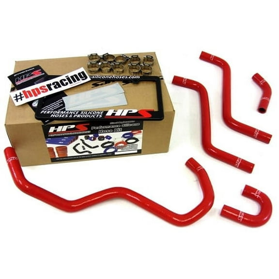 HPS 57-1345-RED Red Silicone Radiator Hose For 2004-2007 YXR450 YXR660 Rhino