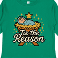 thumbnail image 4 of Inktastic Christmas Baby Jesus Nativity Scene 'tis the Reason Boys or Girls Long Sleeve Toddler T-Shirt, 4 of 5