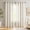 Natural - Grommet Top, variant on Semi Sheer White Faux Linen Curtains 45 Inch Length 2 Panels 52" W Light Filtering Window Drapes for Short Basement Laundry Room