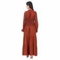 thumbnail image 5 of ThePirateDressing Women’s Renaissance Medieval Peasant Smocked Maxi Dress, 100% Rayon, 5 of 5