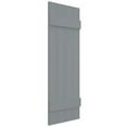 thumbnail image 3 of Ekena Millwork 14"W x 45"H Lifetime Vinyl, TailorMade Four Board Joined (2 Batten), Board-n-Batten Shutters, w/Shutter-Loks (Per Pair), Platinum, 3 of 13