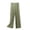 Green, variant on VBVC Women's Elastic Waist Wide Leg Pants , Ladies' Soft Flowy Casual Lounge Trousers , Lightweight Drape Pants For Women, Beige , Free Size