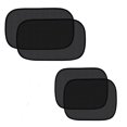 thumbnail image 1 of ANKIA 4 Pack Car Window Sun Shade for Baby - Car Side Rear Sun Shade with UV Rays Protection -2 Pack for Front Window and 2 Pack for Back,Fit for Most Car, Trucks and SUVs(Static Cling), 1 of 4
