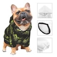 thumbnail image 3 of Fotbe Light Green Excavator Sudadera con Estampado para Perros Pequeños – Suéter con Capucha para Mascotas, Tela Suave de Forro Polar con Bolsillo-XX-Large, 3 of 7