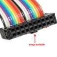 thumbnail image 4 of Unique Bargains IDC 20P Wire Flat Rainbow Ribbon Cable 128cm 2.54mm Pitch 1pcs, 4 of 4