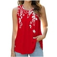 thumbnail image 1 of Débardeur pour Femmes Imprimé Pull-Over Mode Décontracté Col Rond, 1 of 3