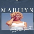 thumbnail image 3 of Marilyn Monroe - What's Important is How You Feel About Yourself - Juniors Fitted Graphic T-Shirt, 3 of 5