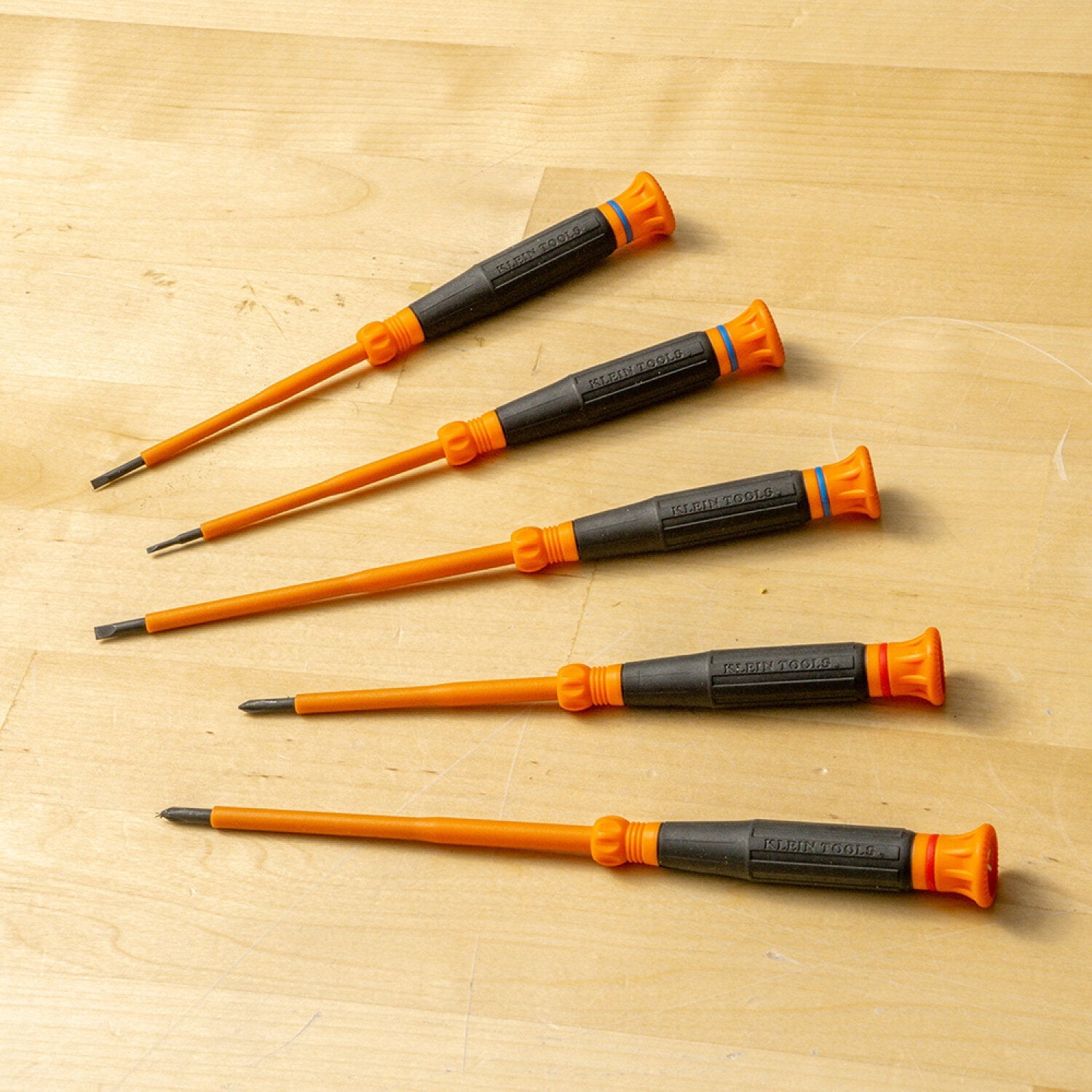 Klein Tools Insulated Screwdriver Set, 5 Piece