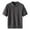 Dark Gray, variant on Adult Polos for Men Short Sleeve Button Tee Shirt Basic Brown Mens Clothes