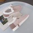 thumbnail image 6 of Women's Winter Warm Wendy Shoes,Comfort Cotton Lined Ankle Lightweight Non-slip Moccasins Canvas Flat Snow Boots, 6 of 13