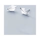thumbnail image 2 of Pendientes de Mujer Qarigey 2 uds Forma de Hoja Adorno de Moda Plata, 2 of 6