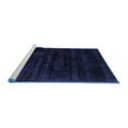 thumbnail image 2 of Ahgly Company Machine Washable Indoor Rectangle Abstract Blue Contemporary Area Rugs, 7' x 9', 2 of 4