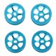 thumbnail image 4 of Llantas Hexagonales perfecl de 4 Piezas 19 Mm para RC 1:10 Azul, 4 of 6