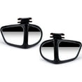 thumbnail image 2 of 2Pcs 360 Degree Rotatable 2 Side Car Blind Spot Convex Mirror Rearview Mirror Auxiliary Mirror Automobile Exterior Rear View Reversing Parking Mirror Safety Driving, 2 of 11