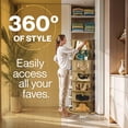 thumbnail image 2 of Zapatero giratorio Tower LOFT + IVY de 7 niveles para 28 pares, 2 of 7