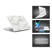Techprotectus Hardshell Case for Apple 13 MacBook Pro, White Marble