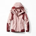 thumbnail image 1 of Qertyioot Plus Size Coat for Womens,Sprinting Suit Removable Three In One Or Two Piece Outdoor Ski Riding Suit Hooded Warm, 1 of 3