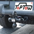 thumbnail image 3 of Tow Hitch TOPTOW Tri-Ball negro mate para receptor de 2 pulgadas, 3 of 7