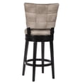 thumbnail image 2 of Hillsdale Kaede 45" Wood/Faux Leather Transitional Bar Stool in Gray Finish, 2 of 3