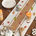 thumbnail image 5 of Thankful Fall Pumpkin Leaves Floral Vases Table Runner, Autumn Thanksgiving Kitchen Dining Table Decoration for Home Party Decor 13x72 Inch Visit the Artoid Mode Store, 5 of 6