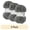Grey, variant on Faux Fur Yarn by Loops & Threads - Yarn for Knitting - Crochet - Weaving - and Arts & Crafts - White - Polyester - 10.5 oz