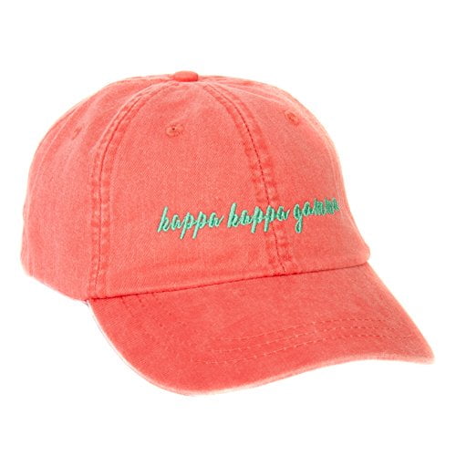 Desert Cactus Kappa Kappa Gamma N Sorority Baseball Hat Cap Cursive Name Font Kkg Coral N Walmart Com Walmart Com